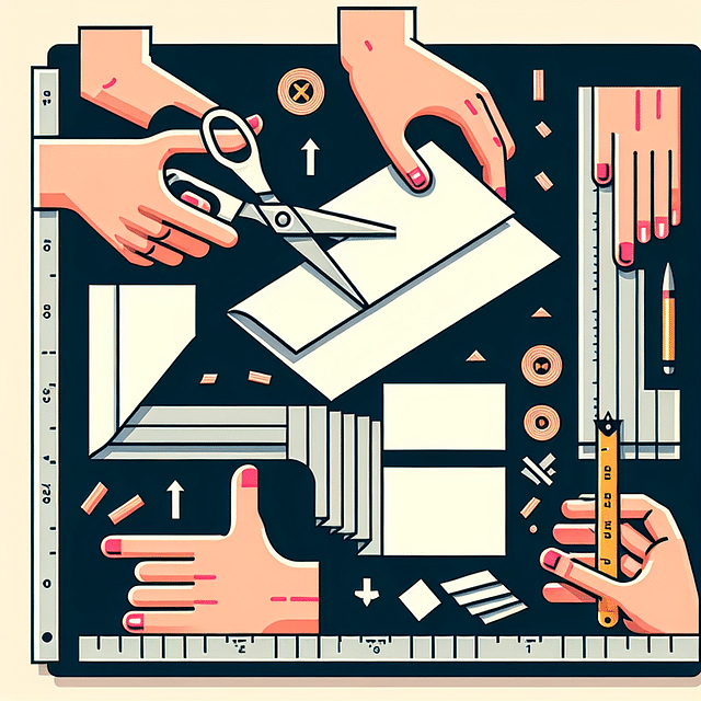 trimming excess material from the edges of a laminated document
