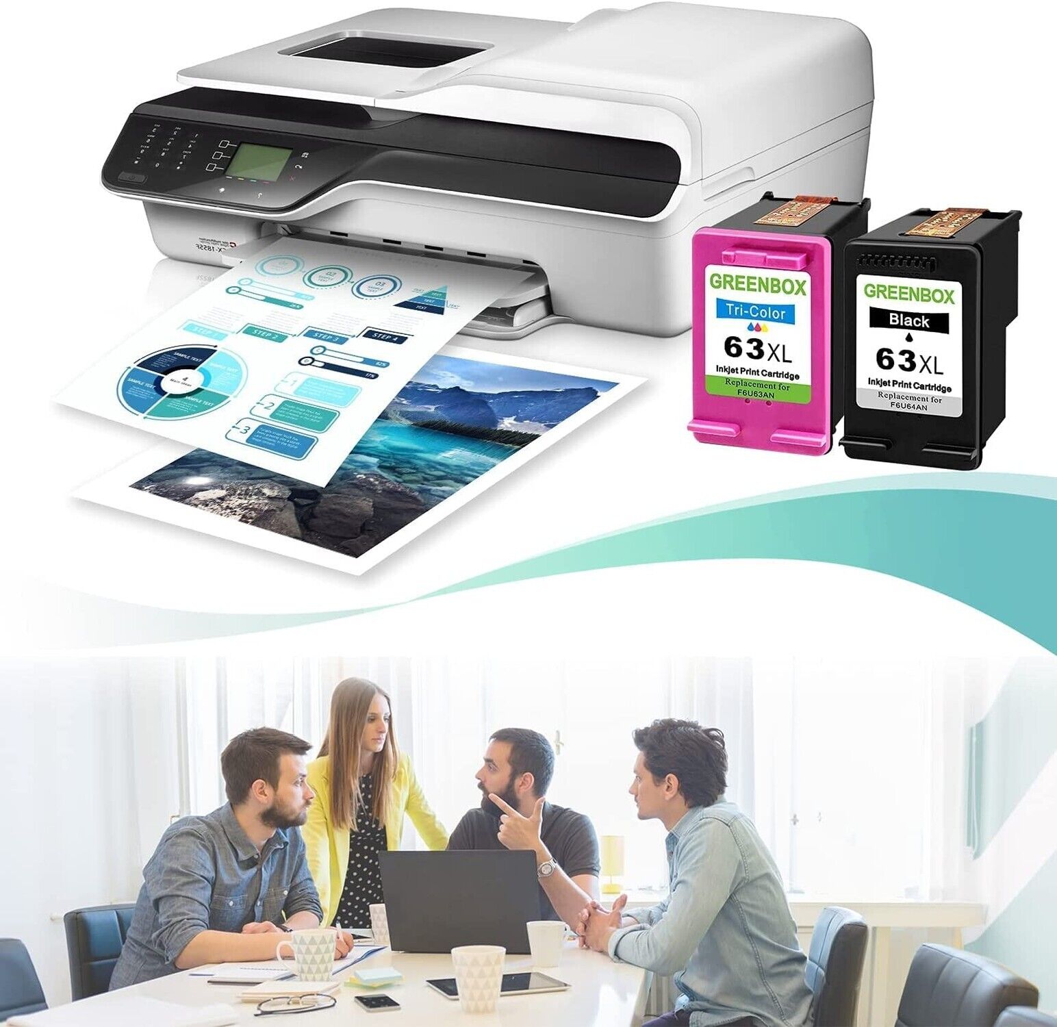 GREENBOX Remanufactured Ink Cartridge for Canon PIXMA