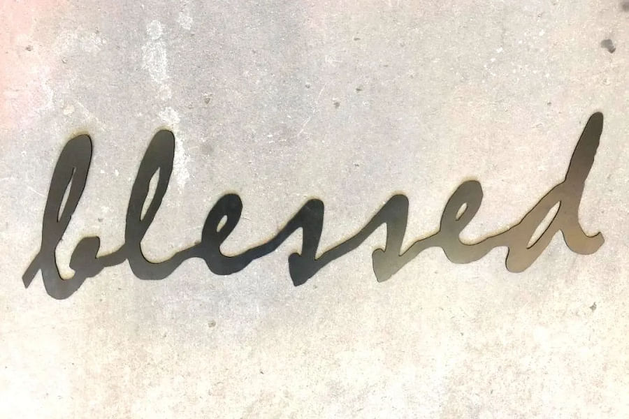 Powder coated outdoor signs