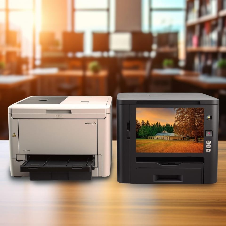 A Comprehensive Comparison: Inkjet vs. Laser Printers for Your Home Office