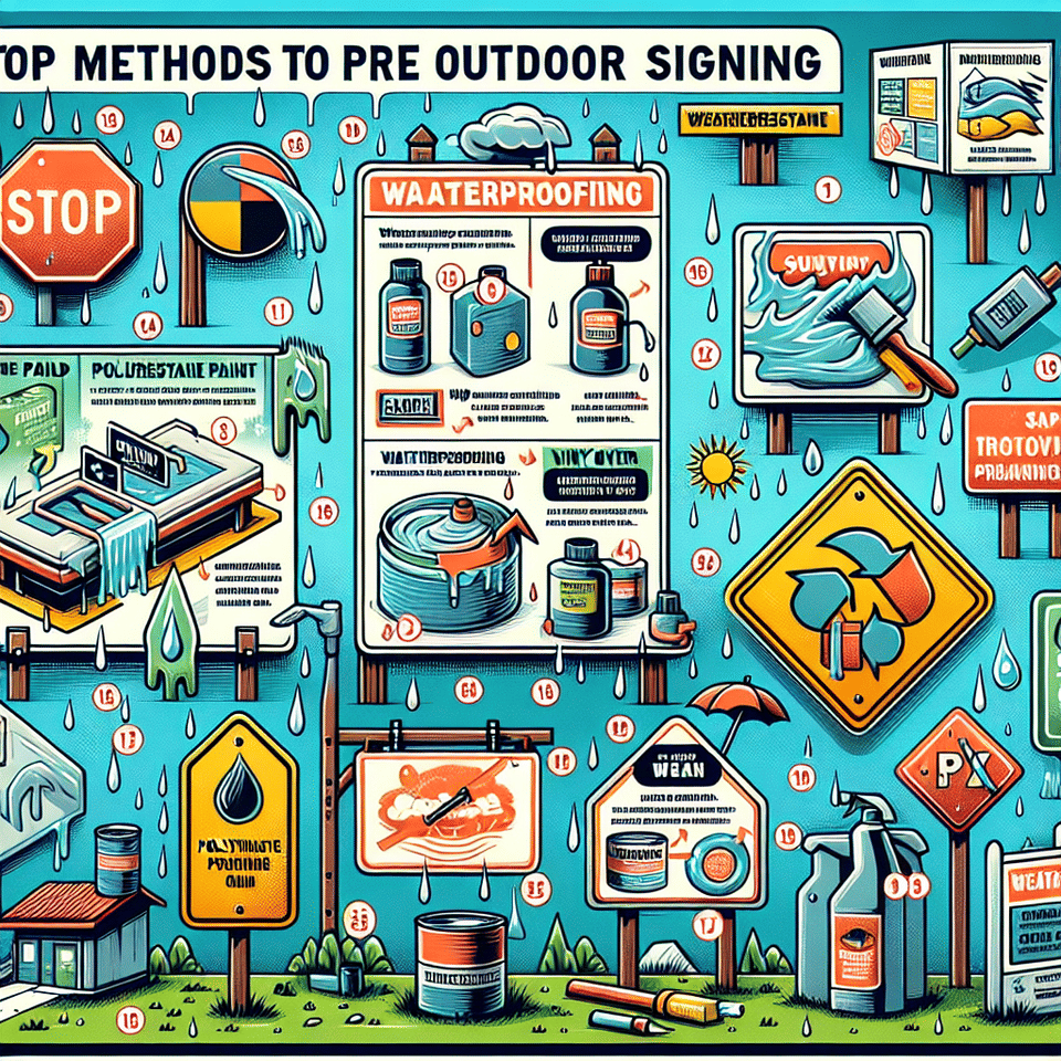 Protect Your Prints: The Top Ways to Waterproof and Preserve Your Outdoor Signage